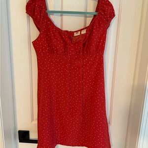 Levi's Red and White Polka Dot Top